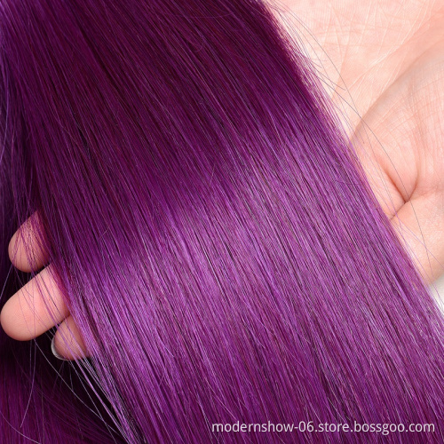 20 inch virgin remy brazilian hair weave color purple 3 bundles of brazilian hair